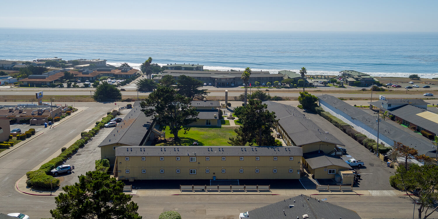 WELCOME TO THE SILVER SURF MOTEL IN SAN SIMEON, CALIFORNIA LOCATED STEPS AWAY FROM THE BEACH